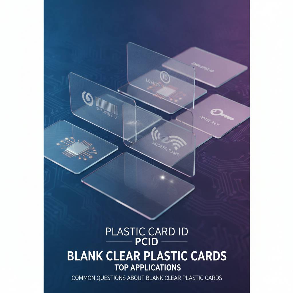 Common Questions About Blank Clear Plastic Cards