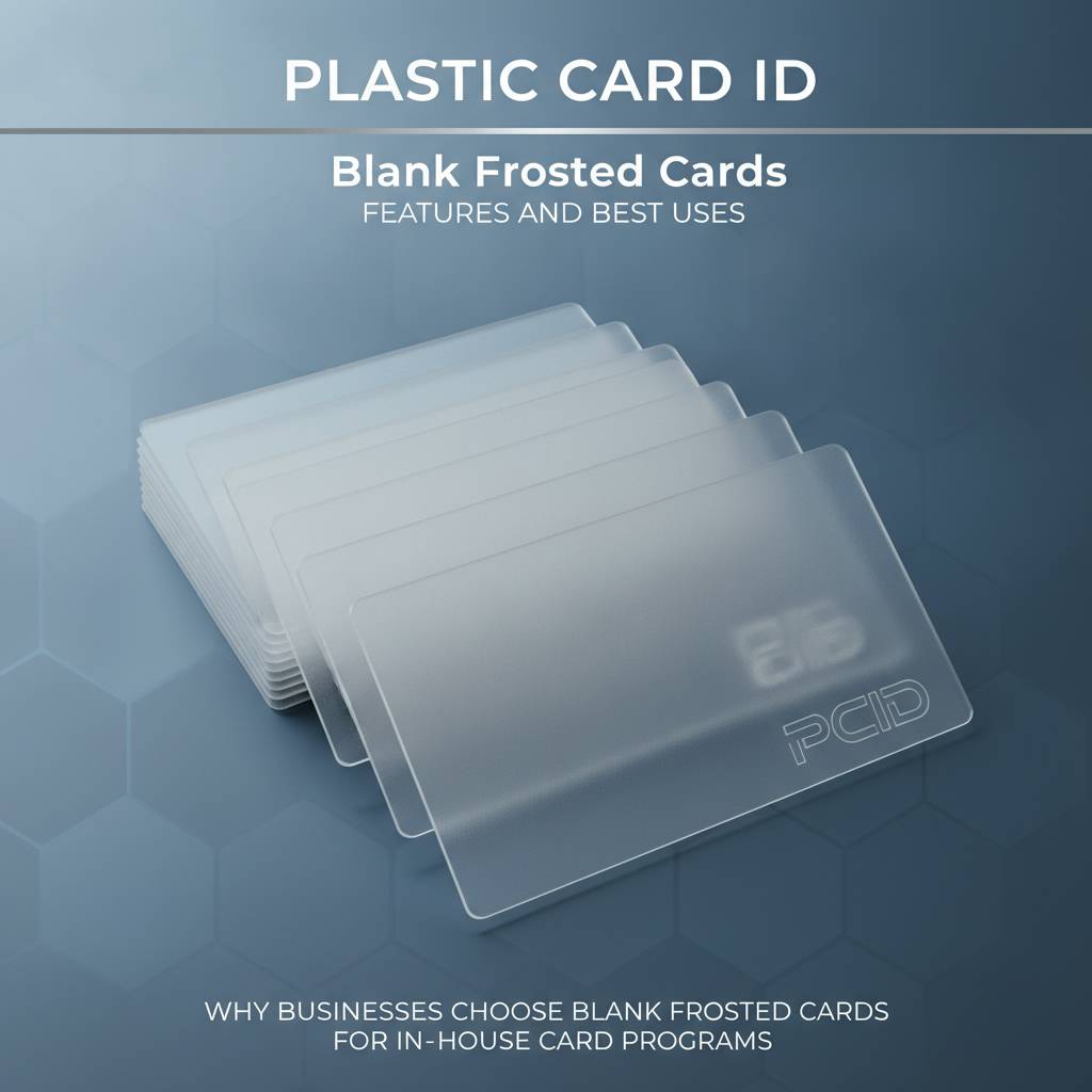 Why Businesses Choose Blank Frosted Cards for In-House Card Programs