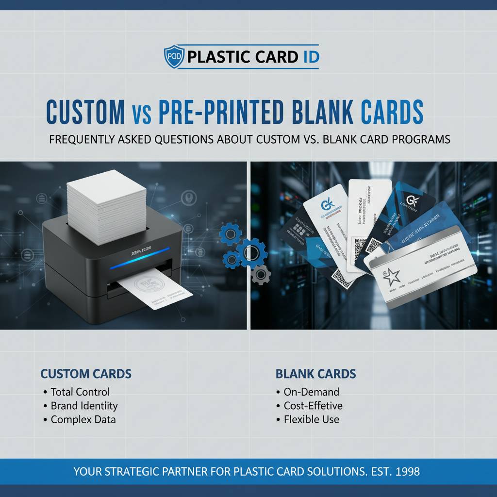 Frequently Asked Questions About Custom vs. Blank Card Programs