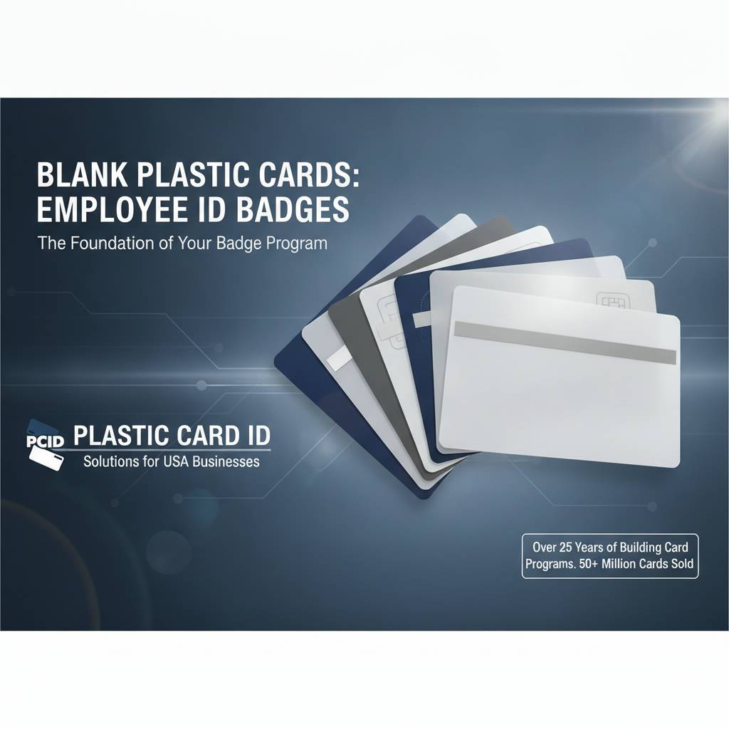 Why the Blank Card You Choose Defines Your Entire Badge Program